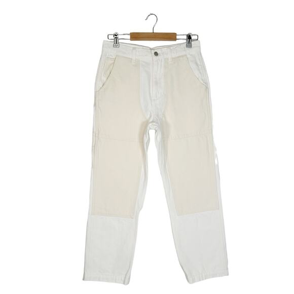 MADEWELL The Petite '90s Straight Jean in Two-Tone Workwear Edition - Picture 4 of 11